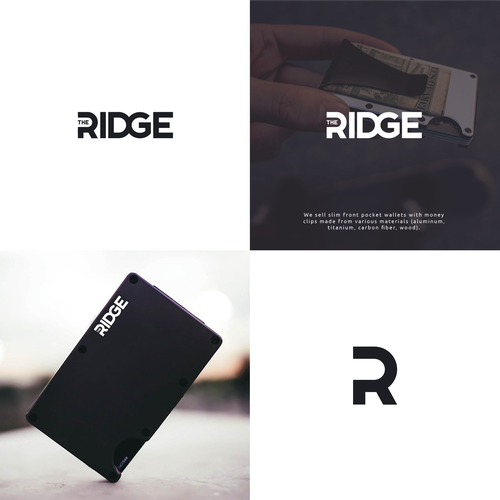 Create a new logo and brand identity for The Ridge Wallet Design réalisé par Piotr C