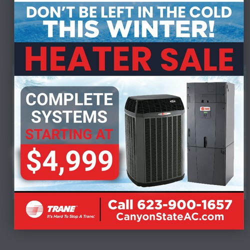 Newpaper Ad For Heating, Ventilation, and Air Conditioning (HVAC) Company - Wireframed and Ready! Design by GrApHiC cReAtIoN™