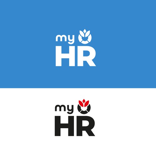 Create an awesome logo for myHR, the #1 HR Software in Luxembourg ! Design by M.I.Thomson
