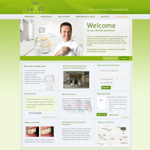 Create the next website design for Beekmans Tandartsenpraktijk Réalisé par SetupShop™