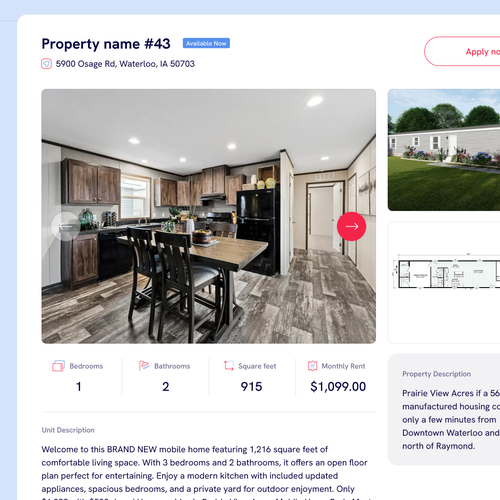 Designs | Rental Application and Active Listings Design for Property ...