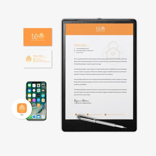 Logo & brand identity pack contest entry by Mélissa Lacoste