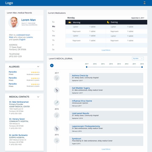 Web page design contest entry by PROBRAND