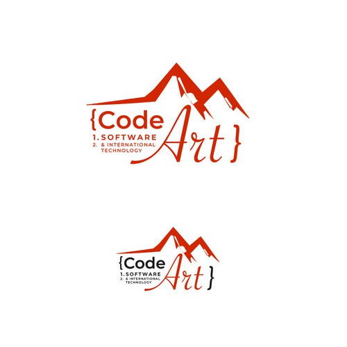 Logo for our newly opened company named CodeArt. Design by Sedow