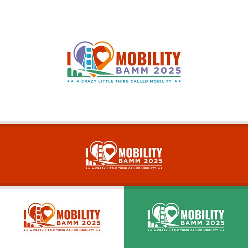 Fun Rom-Com theme conference logo for Bay Area Design by StudioJack