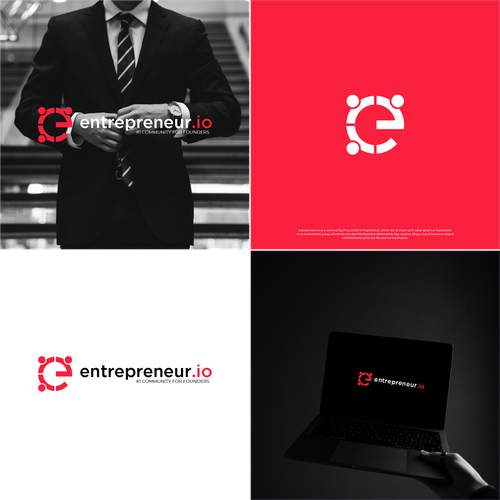 NEW LOGO: Entrepreneur.io - Entrepreneurs Helping Entrepreneurs Design by brightshine