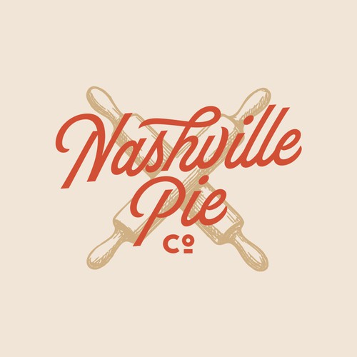 Design a timeless hand-drawn vintage logo for a Nashville Pie shop! Design by GURU23