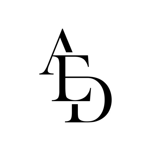 Family Initials Monogram, with an elegant, modern, luxurious take Design by PAFI