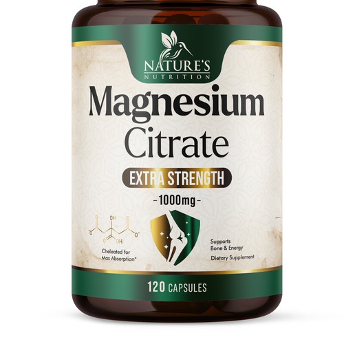 Premium Magnesium Citrate Design needed for Nature's Nutrition Design by UnderTheSea™