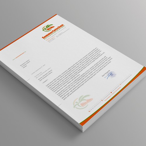 Stationery contest entry by Masgrafiko