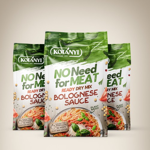 Packaging Project for International plant-based dry mix for International Herbs & Spices Company Design by Mr. Ozz