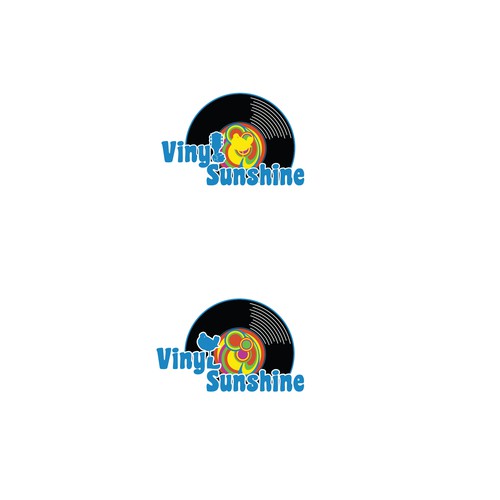 Vinyl Sunshine needs an uplifting retro, 60s/70s BAND logo Design by Kristina2-d