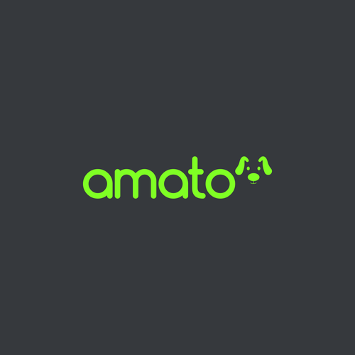 AMATO modern/luxury dog bed logo Design by Fleksograf