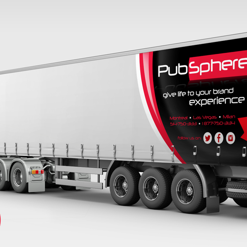 Trailer wrap-ontwerp door kikodesigns