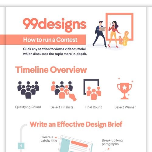 Diseño de Community Contest (see updated brief) - Illustrate How to Run a 99designs Contest de Oliver Ross