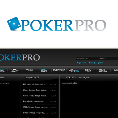 Poker Pro logo design デザイン by APM1
