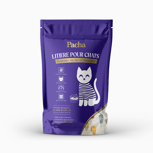 Cat Litter startup Minimalistic packaging - Contest Design by SONUPARMAR