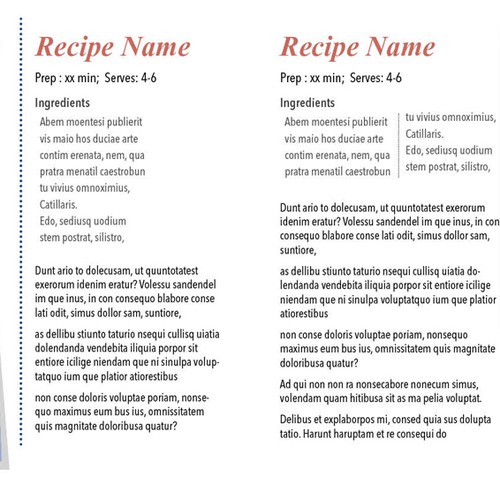 Cook Book Cover & Content Design Design by suzieQ Designs