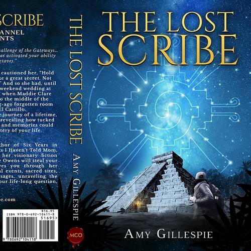 Dynamic Book Cover for Adventure Fiction Series,  at forgotten sacred sites (crediting illustrator) Design por Sanaga Designs