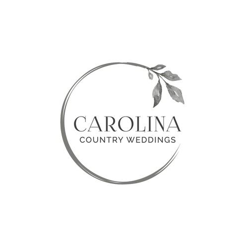 Beautiful readable logo with simple clean aesthetic for wedding venue with natural organic vibe Design by dprojects