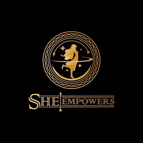 SHEempowers - luxurious design of a woman preferrably in some kind of a circle to appeal to women professionals Design by jbdoncel
