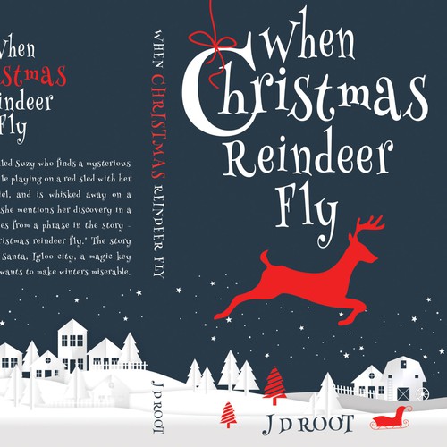 Design a classic Christmas book cover. Design by iMAGIngarCh+
