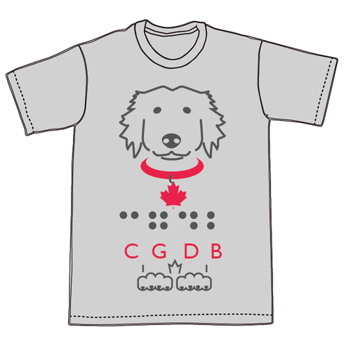 t-shirt design for Canadian Guide Dogs for the Blind Design by Katapiller