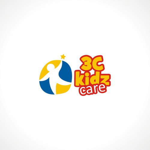 Create a modern yet bright, happy and fun logo for 3C Kidz Care Design by heosemys spinosa