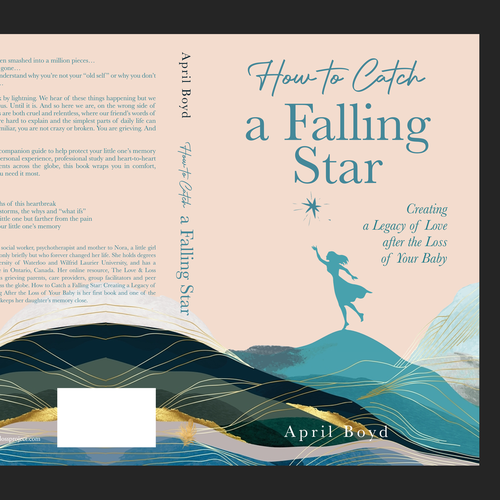 Design a book cover for "How to Catch a Falling Star" Design by -Saga-