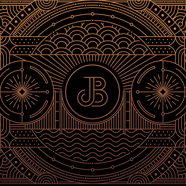 Minimal Lettermark logo and Line Graphic Illustration for Juicebox.