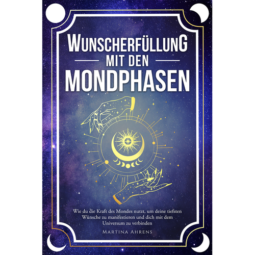 Farax AhmedさんのDesign an inspiring and attractive cover for a book about wish fulfillment with the moon phasesデザイン