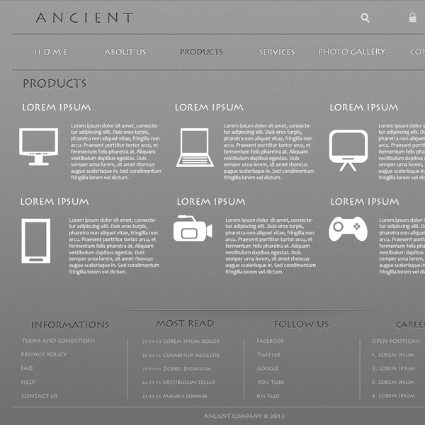 Help 99designs create modern web page templates (may award multiple winners)!