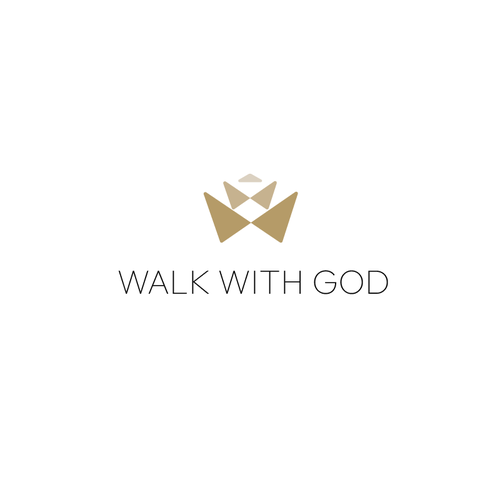 Walk With God Minimalist Luxury Logo for a Modern Faith & Fashion Brand Design by megafix