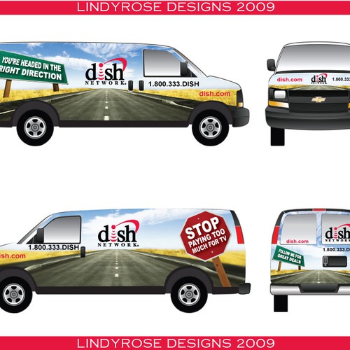 V&S 002 ~ REDESIGN THE DISH NETWORK INSTALLATION FLEET Design by Lindyrose Designs