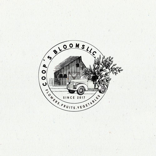 Hobby Farm specializing in cut flowers needs a logo Diseño de cadina