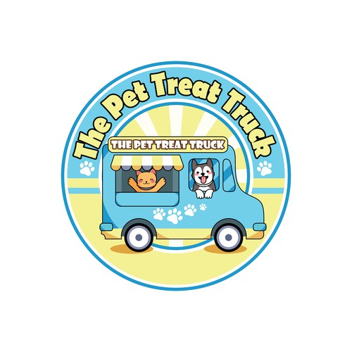 Design a cute/cartoon logo for our dog food truck! Design by yukiaruru