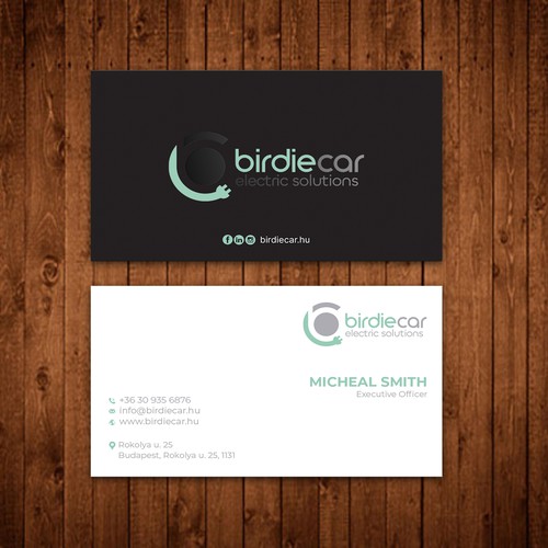 business card for company called birdie Design by ™SF_Design™