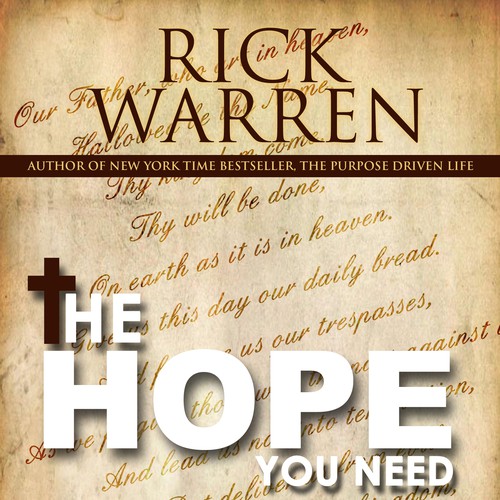 Design Rick Warren's New Book Cover Design by schlotterdesign