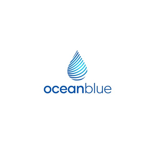 Ocean Blue is seeking new logo for its waste treatment business. Design by Dmitri Cezaro