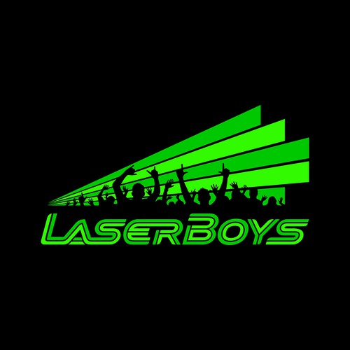 Upbeat logo design for laser-show hire/design company Design by 31Candles!