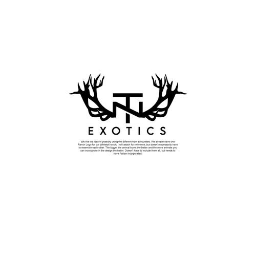 We need a creative and powerful Ranch Logo for our Exotic Animals Diseño de keillan™