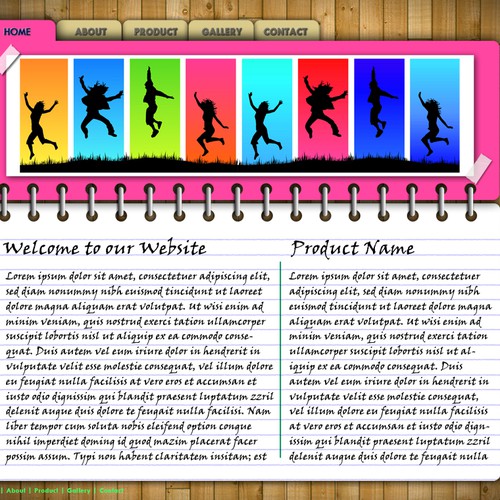 1-3 Page Website Template Design von jimerlu