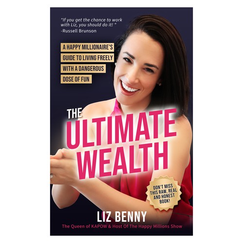 I need a Professional and Fun Cover Design for my book: "The Ultimate Wealth" Design by Cubist❑