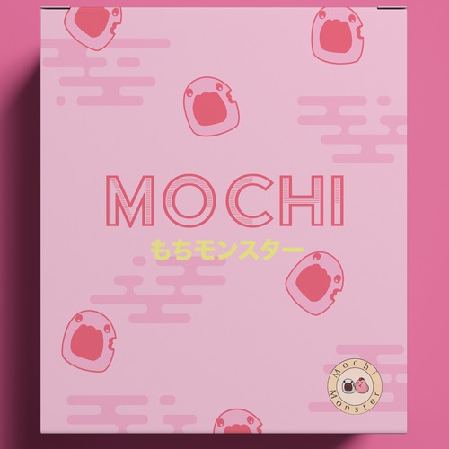 Create a packaging-design for mochi monster, concurso Embalagem de produto