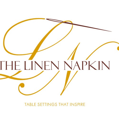 The Linen Napkin needs a logo Réalisé par grafikexpressions
