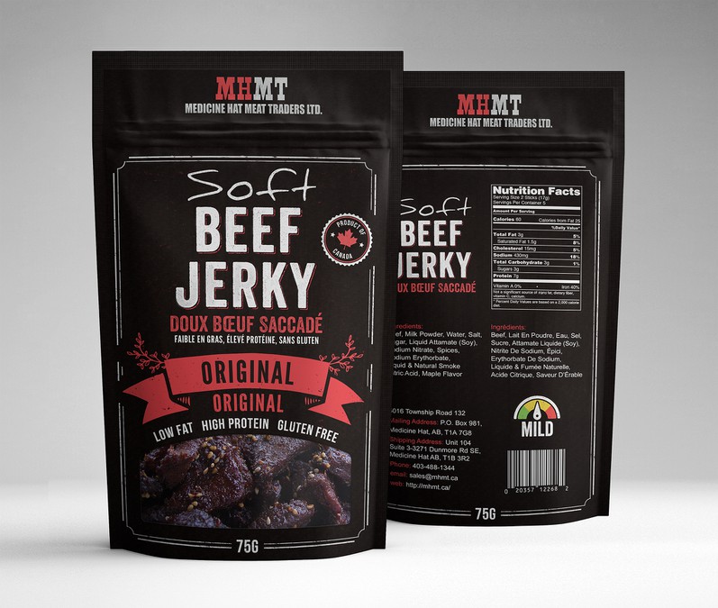 Beef Jerky company looking for a bold, new look Product label contest