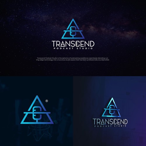 [CREATIVE] Logo design for Tampa's newest luxurious podcast studio and it's cutting-edge identity. Design by Agyahm°