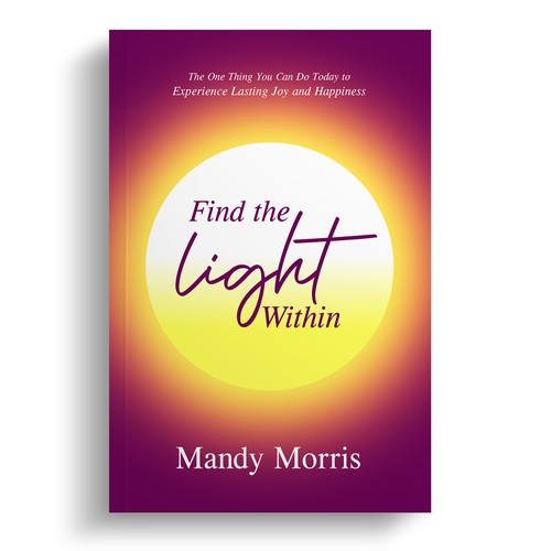 Book cover “find the light within” Design by Wizdizz