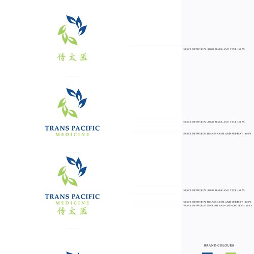 Create brand identity for international medical services company. Design by ·John·