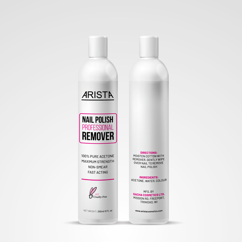 Arista Nail Polish Remover Design by Sayyed Jamshed